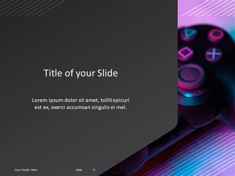 Video Game Slide Template Advanced