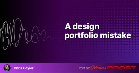 Video Portfolio Mistakes