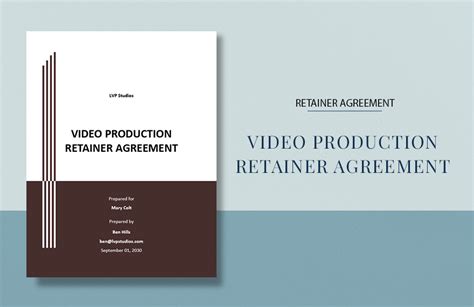 Video production retainer agreement essentials