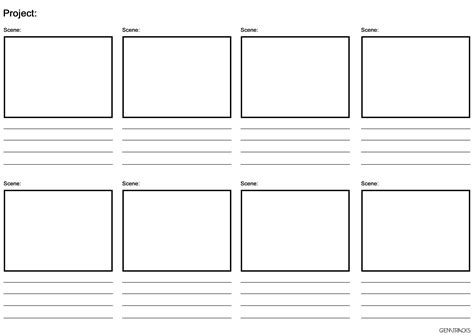 Video Storyboard Template Examples