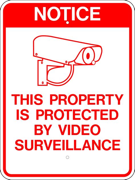 Video Surveillance Signs Example 3