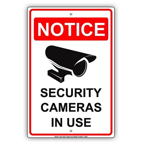 Video Surveillance Signs Example 4