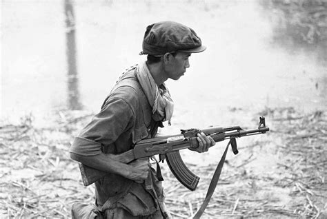 Vietnam War Soldiers with AK-47