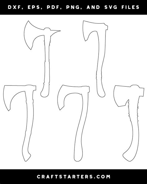 Viking Axe Handle Template