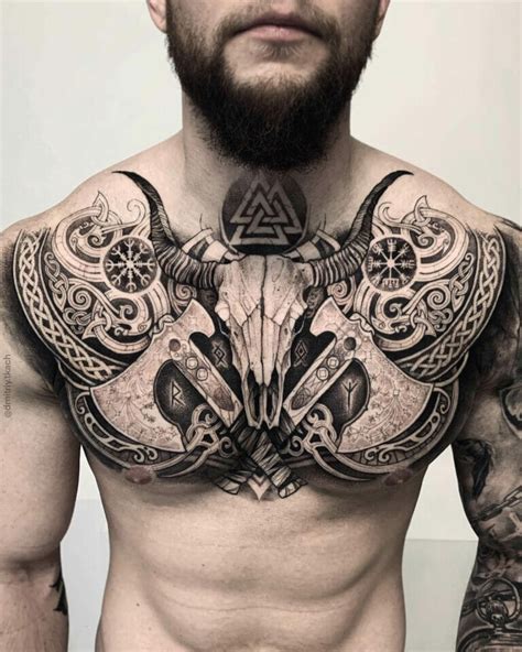 Viking chest tattoo aftercare