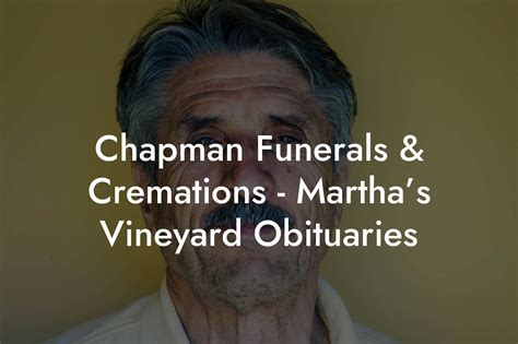 Creating a vineyard obituary