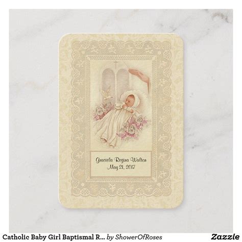 Vintage baptism cards