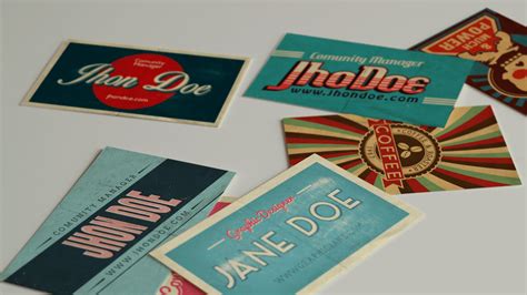 Vintage Business Card Design