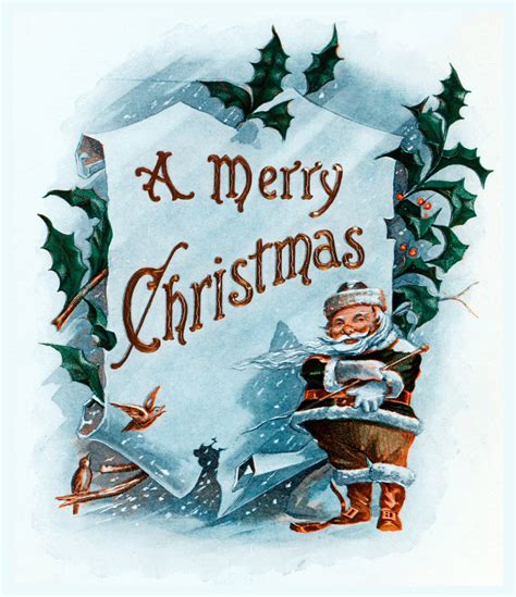 Vintage Christmas Card Design