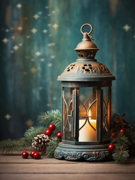 Vintage Christmas lantern