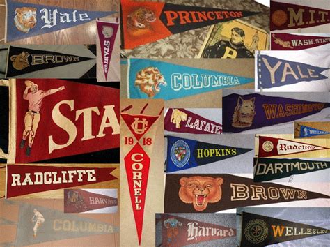 Vintage College Pennant