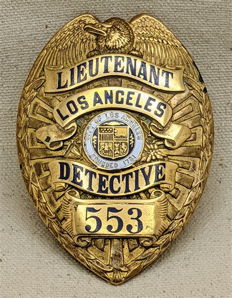 Vintage Detective Badge