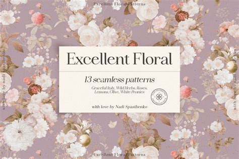 Vintage Floral Banner Template