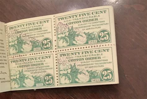 Vintage Food Stamp Books Gallery 6