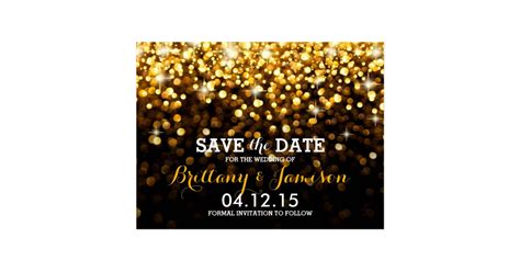 Vintage glam Save the Date template with a luxurious design