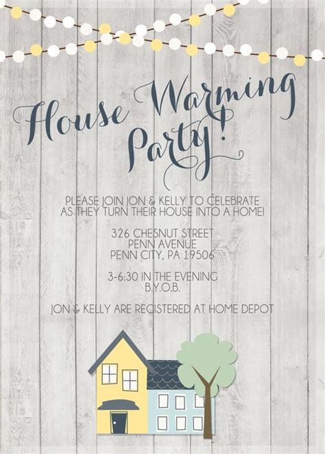 Vintage Housewarming Party Invitation