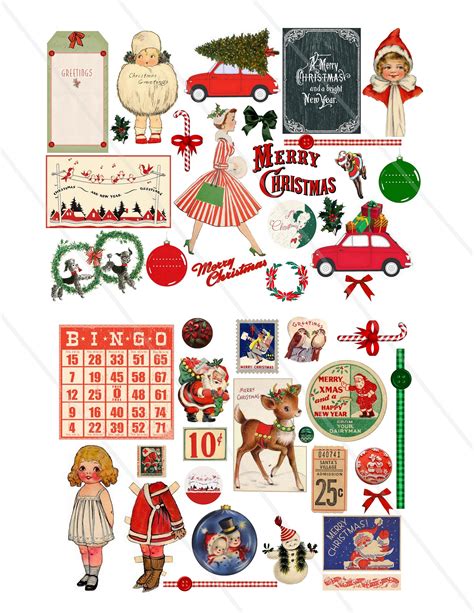 Vintage-Inspired Christmas Ephemera