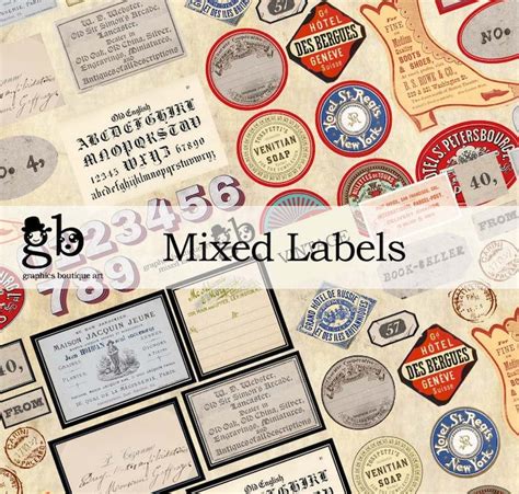 Vintage-Inspired Labels and Tags