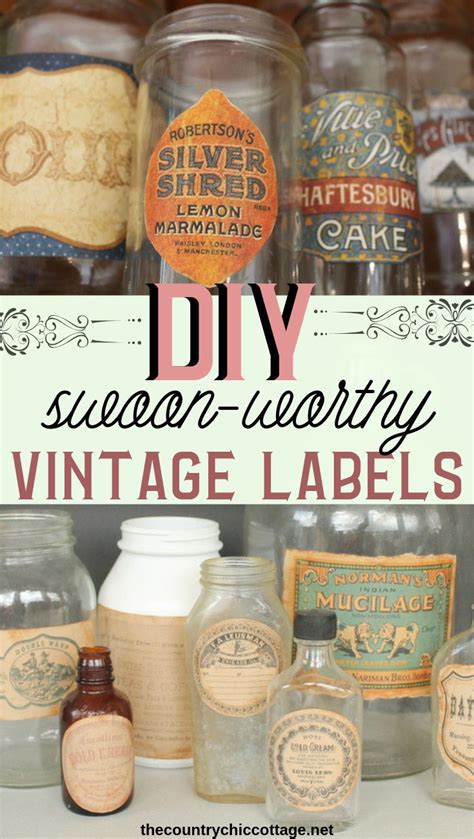 Vintage Labels DIY