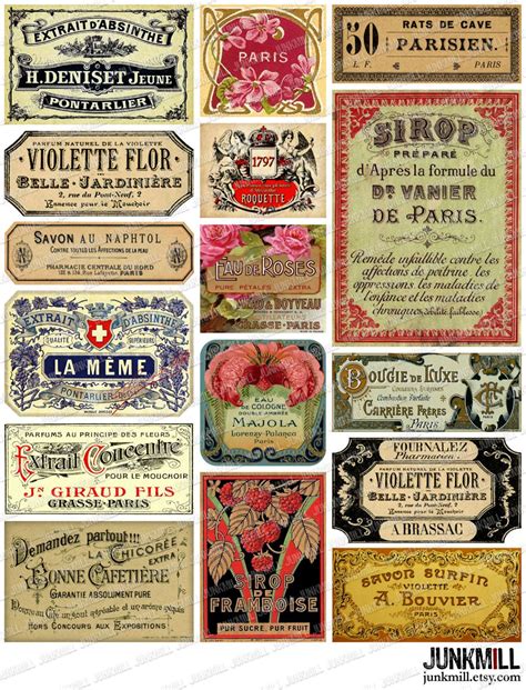 Vintage Labels Printable