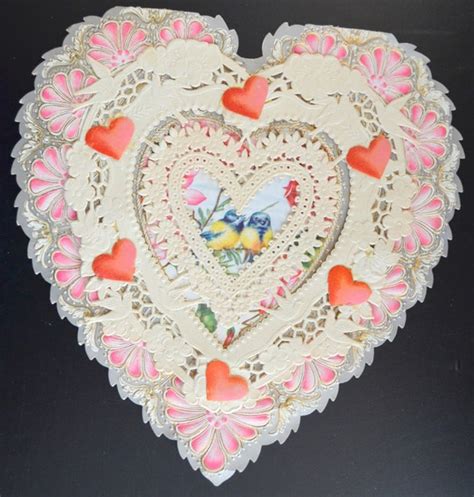 Vintage Lace Valentine's Day Card