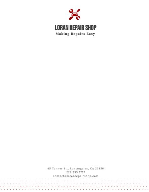 Vintage Letterhead Template