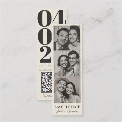 Vintage Photo Booth Business Card