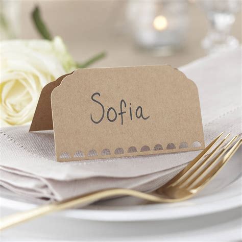 Vintage Place Card Designs