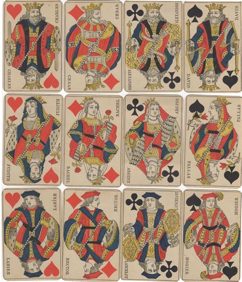 Vintage Playing Card Template