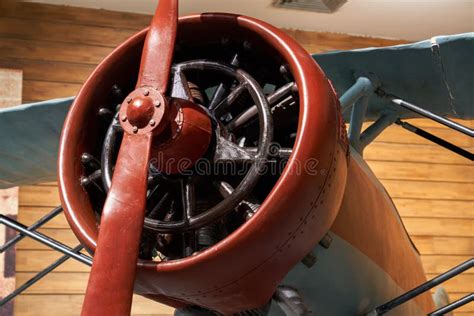 Vintage Propeller Plane Engine