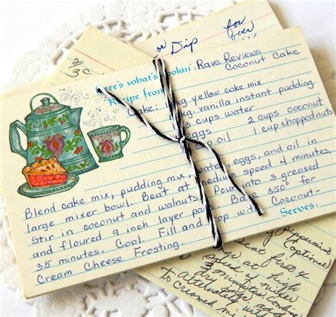 Vintage-Inspired Recipe Card Template