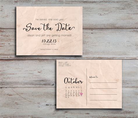 Vintage Save the Date Video Template