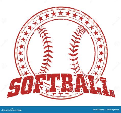 Vintage-Inspired Softball Tee Design