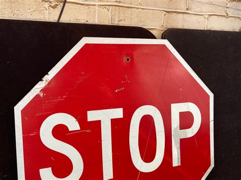 Vintage Stop Sign Image