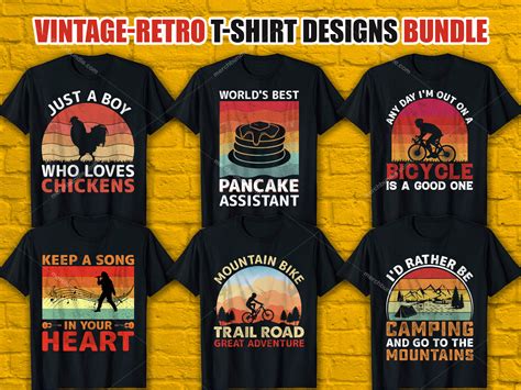 Vintage T-Shirt Design Template