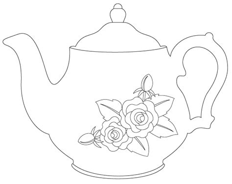 Vintage Teapot Templates