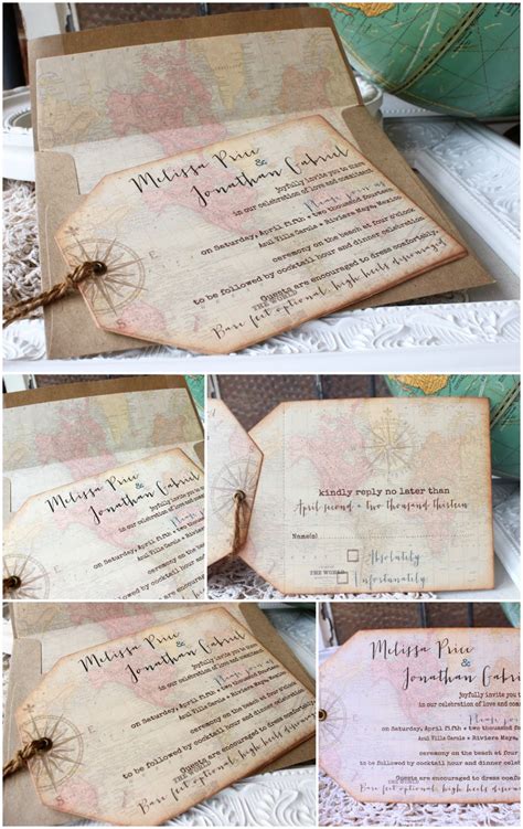 Vintage Travel Wedding Template