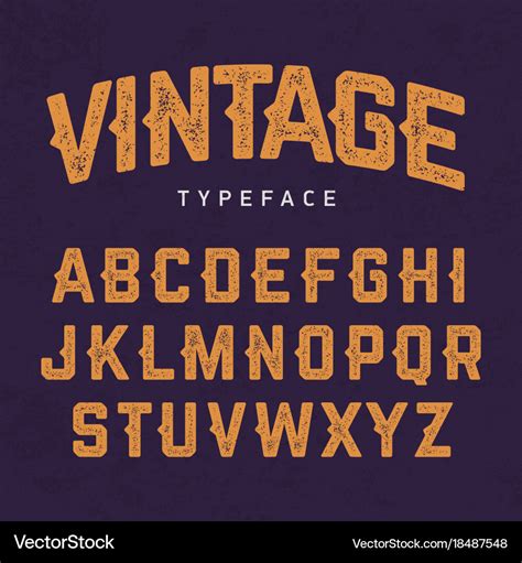 Vintage Typeface