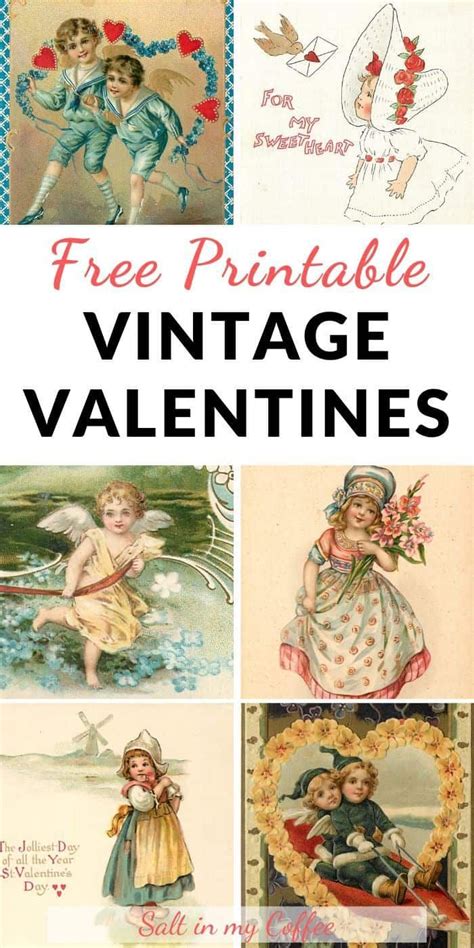 Vintage Valentine's Printables