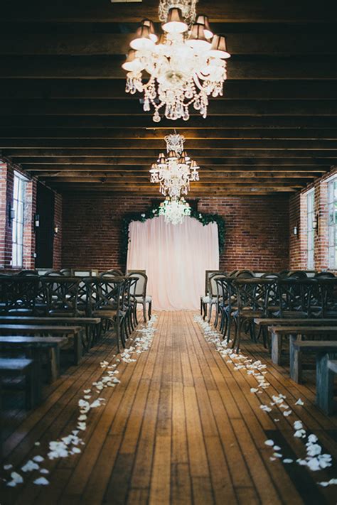 Vintage wedding ceremony