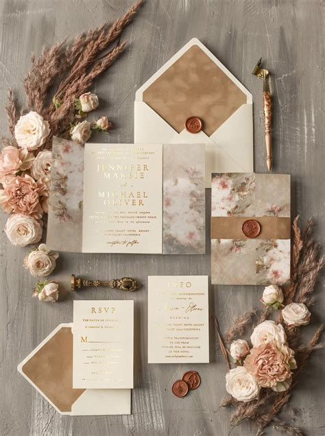 Vintage Wedding Invitations Inspiration