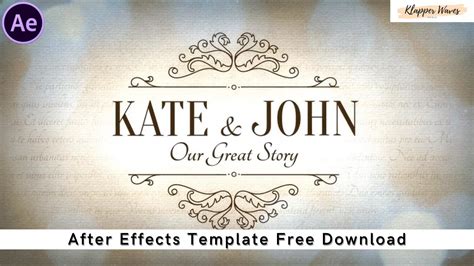 Vintage Wedding Slideshow Template