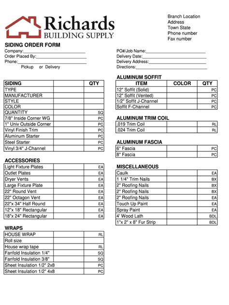 Vinyl Siding Cost Estimation Sample