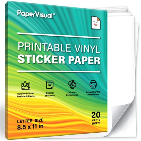 Vinyl sticker paper prints