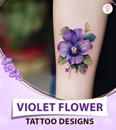 Violet tattoo art