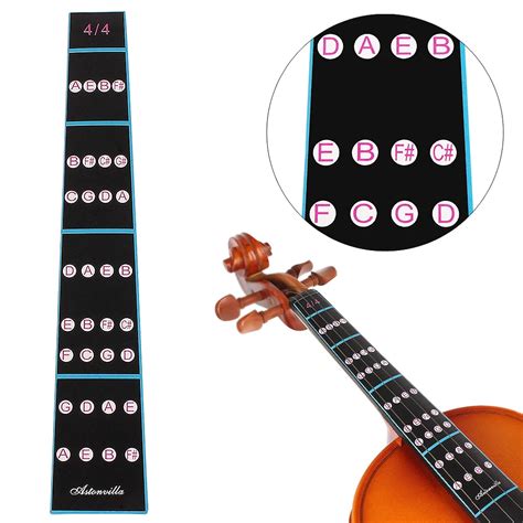 Violin Finger Chart Printable Sticker