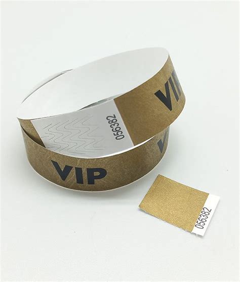 VIP Tyvek Wristband Template