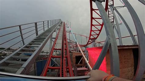 Viper roller coaster front row