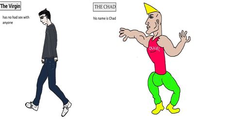 Virgin Chad Meme Template 1