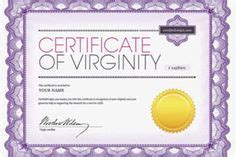 Virginity Certificate Templates Free